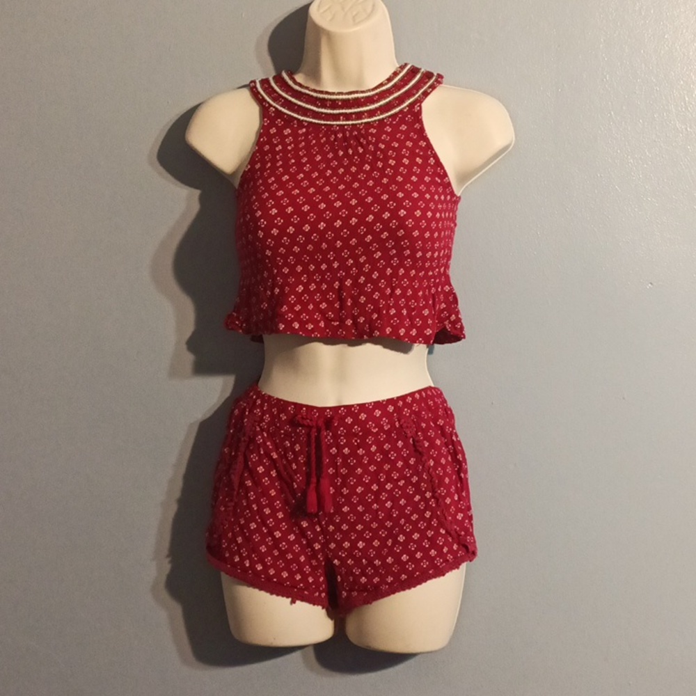 I love next little girls short set